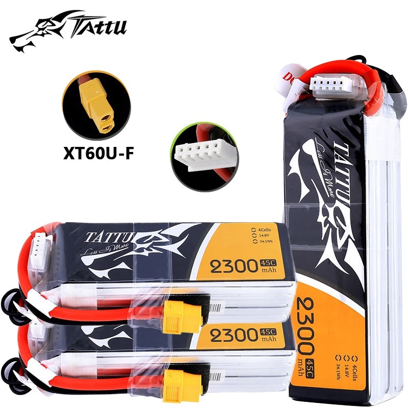 Drone Zll Rc - Bateria Lipo TATTU 2300mAh 4S 14.8V