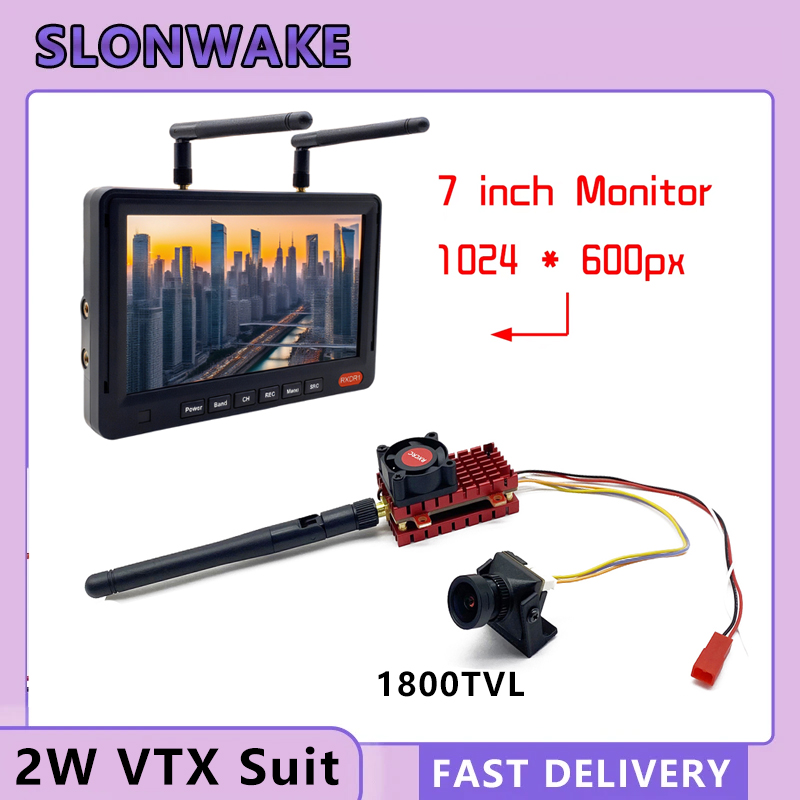 Vtx Video Transmitter - SLONWAKE 5.8G 2W VTX FPV 1800TVL