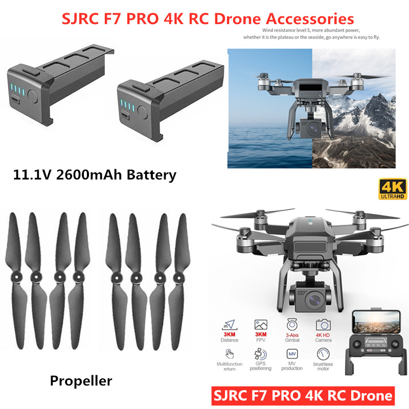 Drone Sjrc - Hélice de bateria 11.1v 2600mah para
