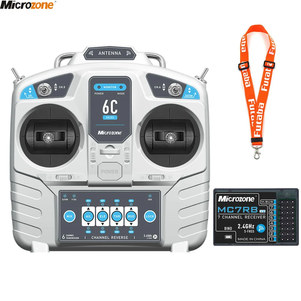 Drone Tech Rc - Transmissor Controlador MicroZone com Receptor, Sistema