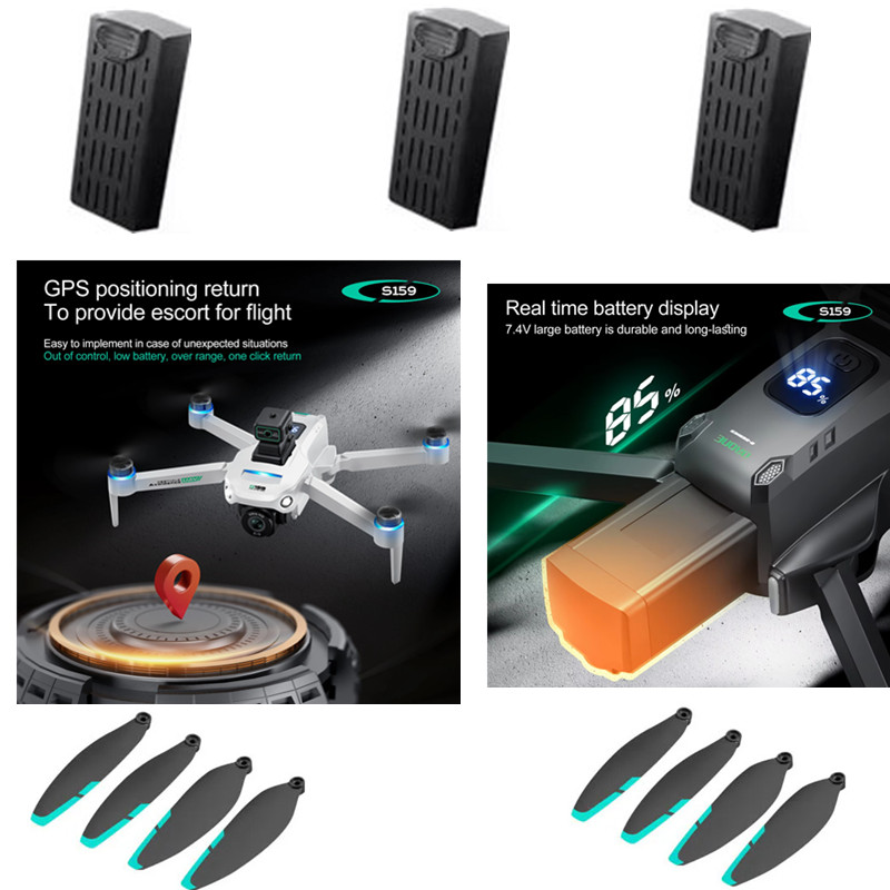 Drone Rc Gps S159 - S159 gps rc drone bateria original