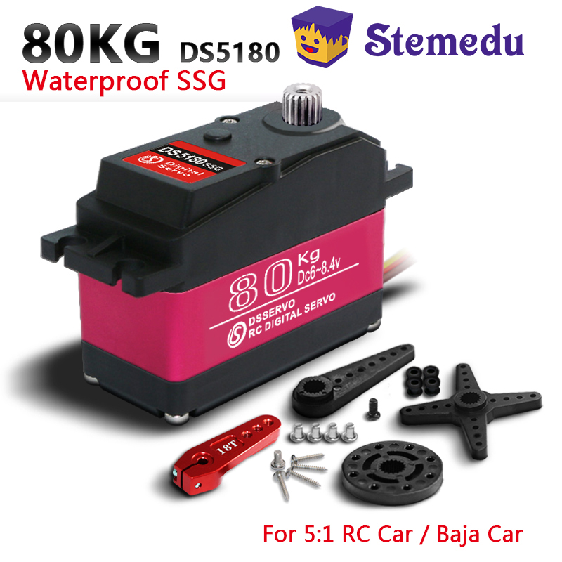 Rc Car Servo - Dsservo à prova d'água ds5180 80kg
