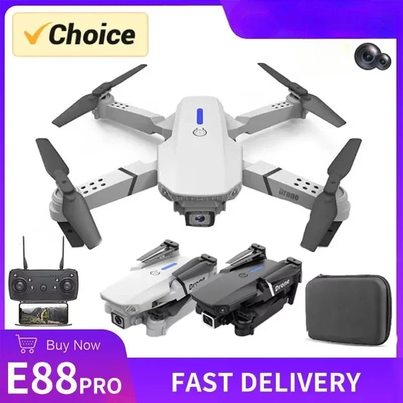Novo Drone E88 Pro WIFI FPV 20 - Drone Rc E88 Pro avaliação e preço
