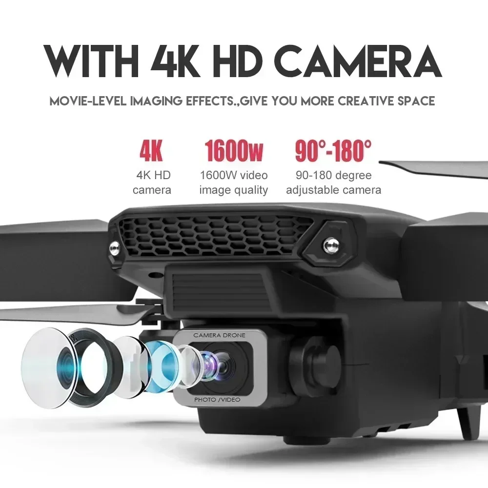 Drone E88 Pro WiFi FPV. Câmera - Drone Rc E88 Pro avaliação e preço
