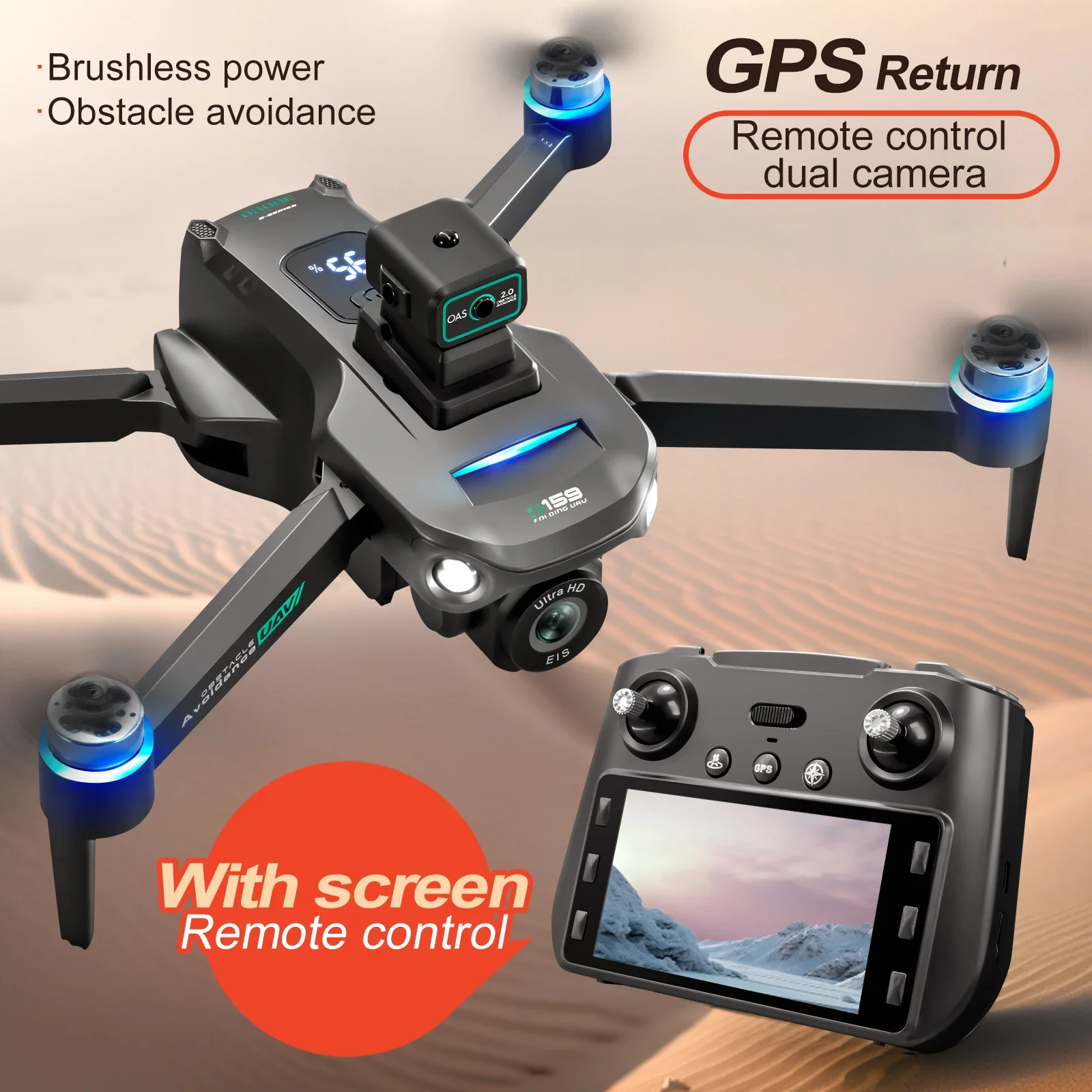 2024 s159 gps drone profission - Drone Rc Gps S159 avaliação e preço