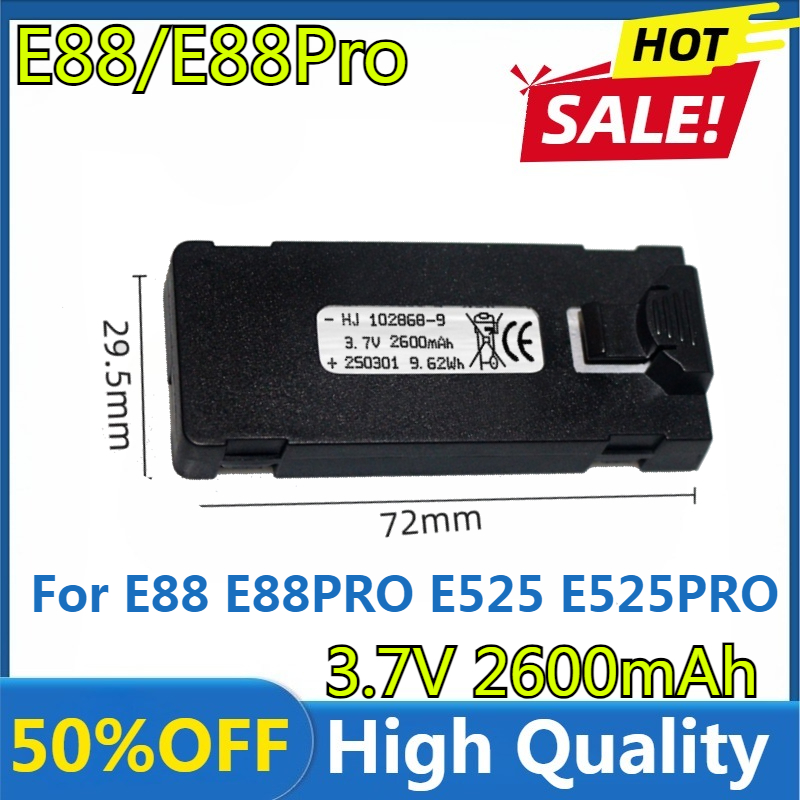 Bateria e88 3.7v 2600mah para  - Rc Drone E88 avaliação e preço