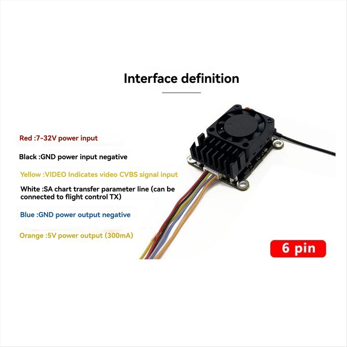 5.8G 2W VTX 2000mW FPV Módulo  - Drone Rc avaliação e preço
