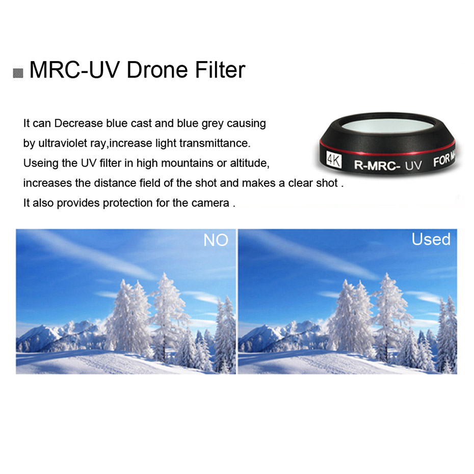 Filtro do zangão para mavic pr - Drone Rcfpvpro avaliação e preço