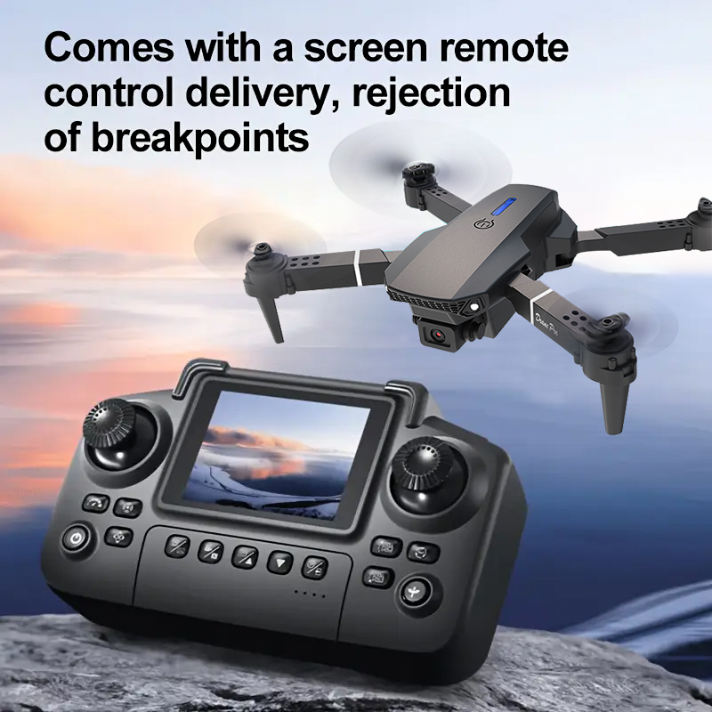 Drone Dobrável E88 Pro com Câm - Drone Rc E88 Pro avaliação e preço