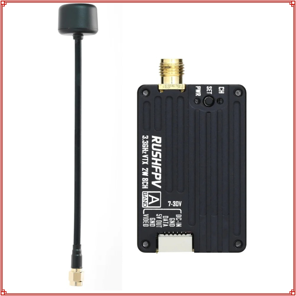 Novo Transmissor RUSHFPV 3.3G  - Rc Transmitter Drone avaliação e preço