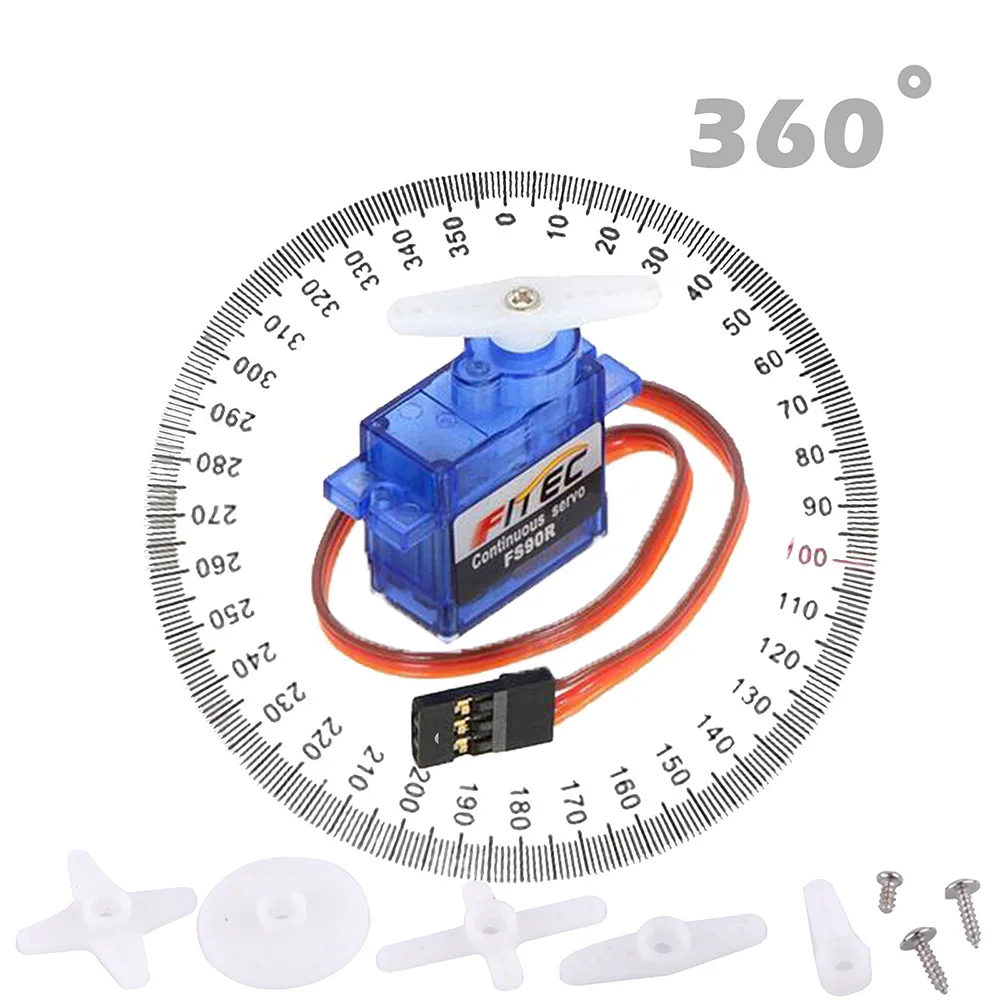 Feetech mini fs90r micro servo - Rc Car Servo avaliação e preço