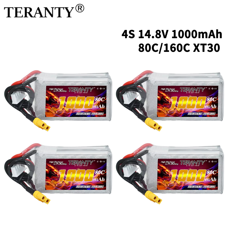 Bateria Lipo TERANTY 4S 1000mA - Drone Rc Leading avaliação e preço