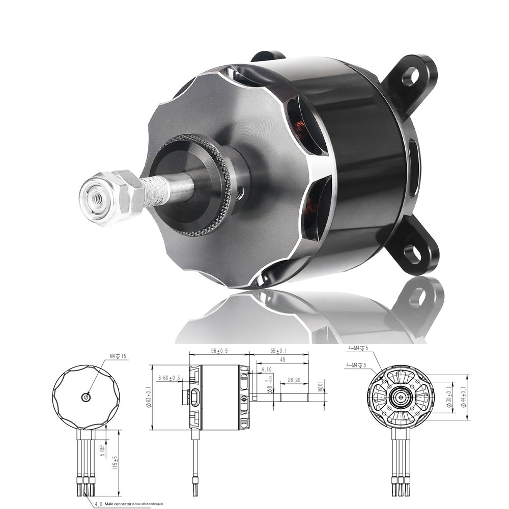 Lj5330 motor sem escova kv220  - Drone Rc avaliação e preço