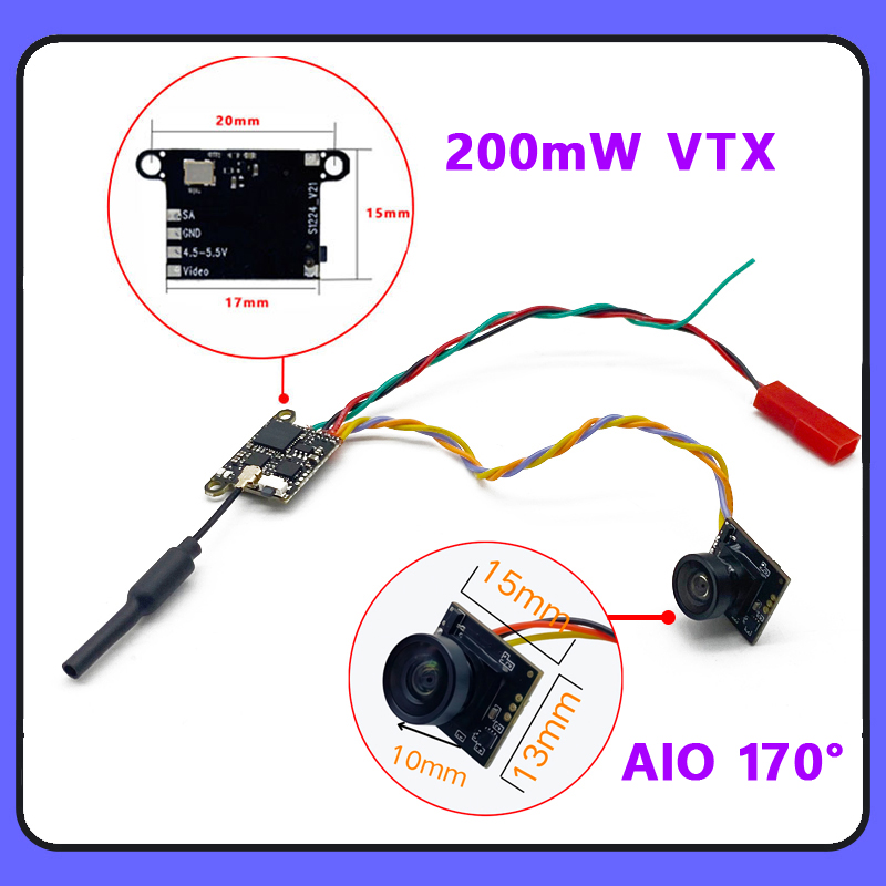 SLONWAKE 5.8G 1200TVL FPV Câme - Rc Transmitter Drone avaliação e preço