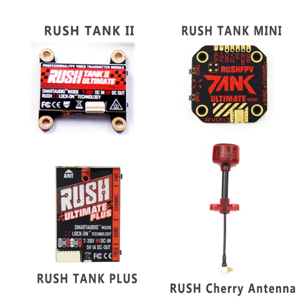 RUSH TANK Ultimate II/Mini/PLU - Vtx Video Transmitter avaliação e preço