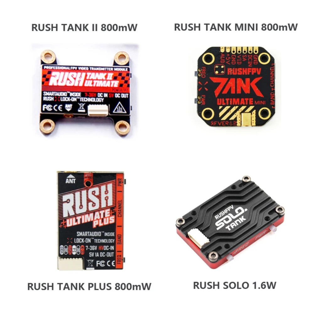 RUSH TANK Ultimate II/Mini/PLU - Vtx Video Transmitter avaliação e preço