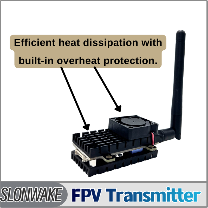 SLONWAKE 5.8G 3000mW Simulação - Vtx Video Transmitter avaliação e preço