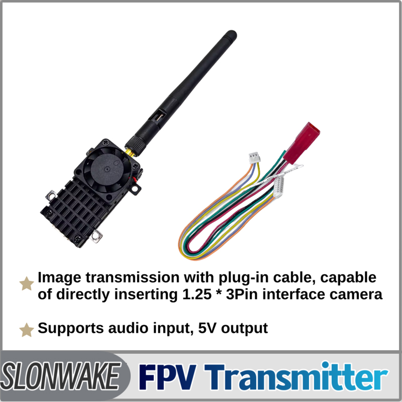 SLONWAKE 5.8G 3000mW Simulação - Vtx Video Transmitter avaliação e preço