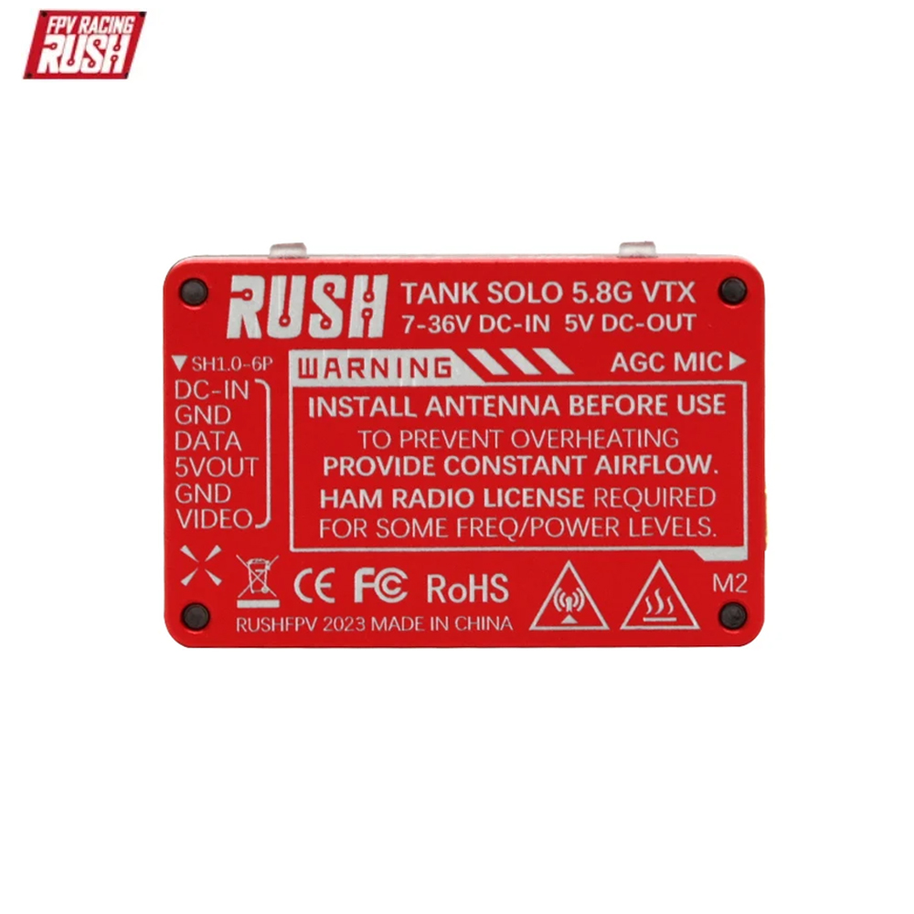 RUSHFPV Tank Solo VTX 5.8GHz 1 - Vtx Video Transmitter avaliação e preço