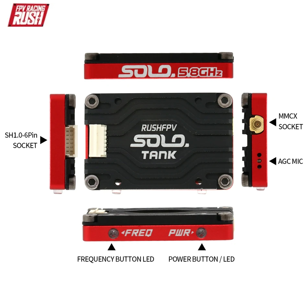 RUSHFPV Tank Solo VTX 5.8GHz 1 - Vtx Video Transmitter avaliação e preço