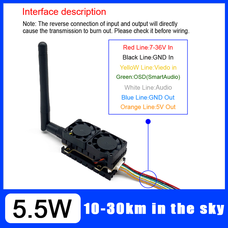 Transmissor de vídeo de longo  - Vtx Video Transmitter avaliação e preço
