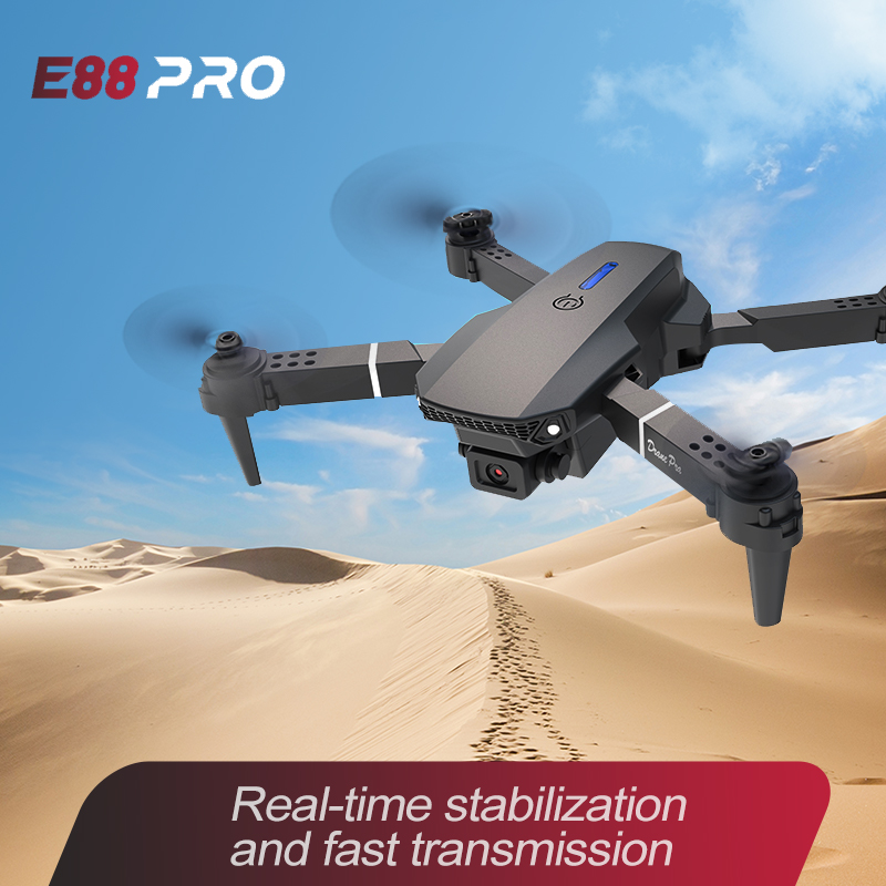 Drone E88 Pro Mini com Câmera  - Drone Rc E88 Pro avaliação e preço