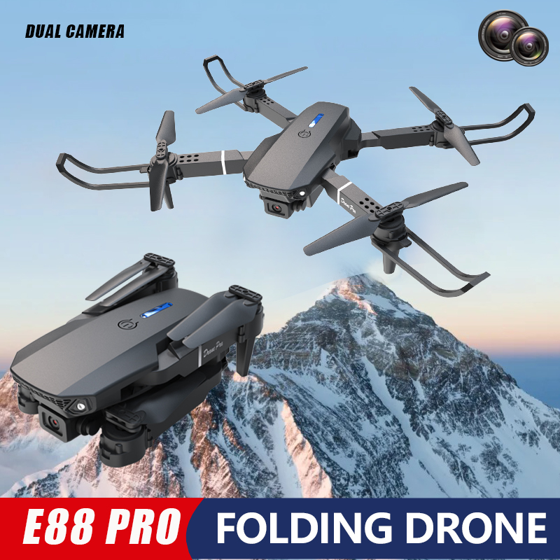 Drone E88 Pro Mini com Câmera  - Drone Rc E88 Pro avaliação e preço