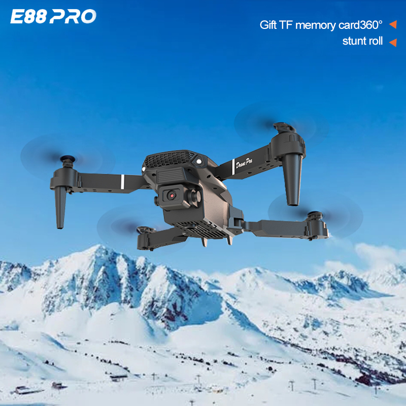 Drone E88 Pro Mini com Câmera  - Drone Rc E88 Pro avaliação e preço