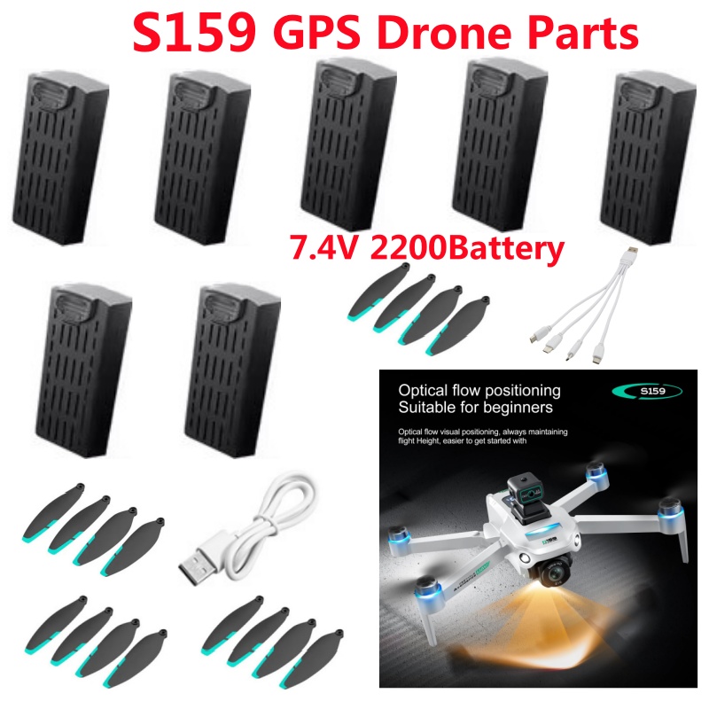 Peças e Acessórios para Drone  - Drone Rc Gps S159 avaliação e preço