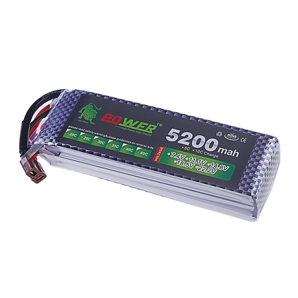 Bateria lipo 3s 11.1v 5200mah  - Drone Rc Leading avaliação e preço