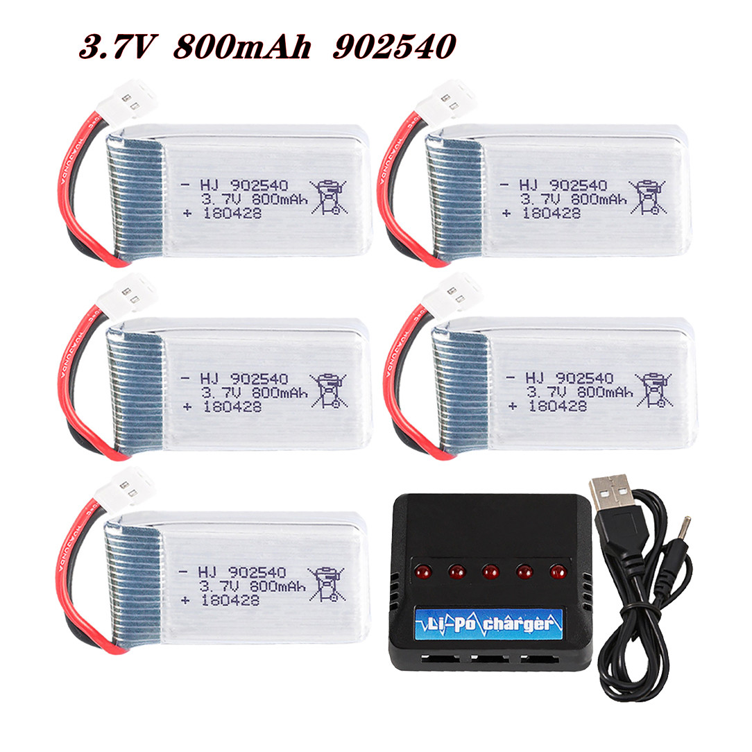 Bateria lipo 3.7v 800mah 90254 - Drone Rc Leading avaliação e preço